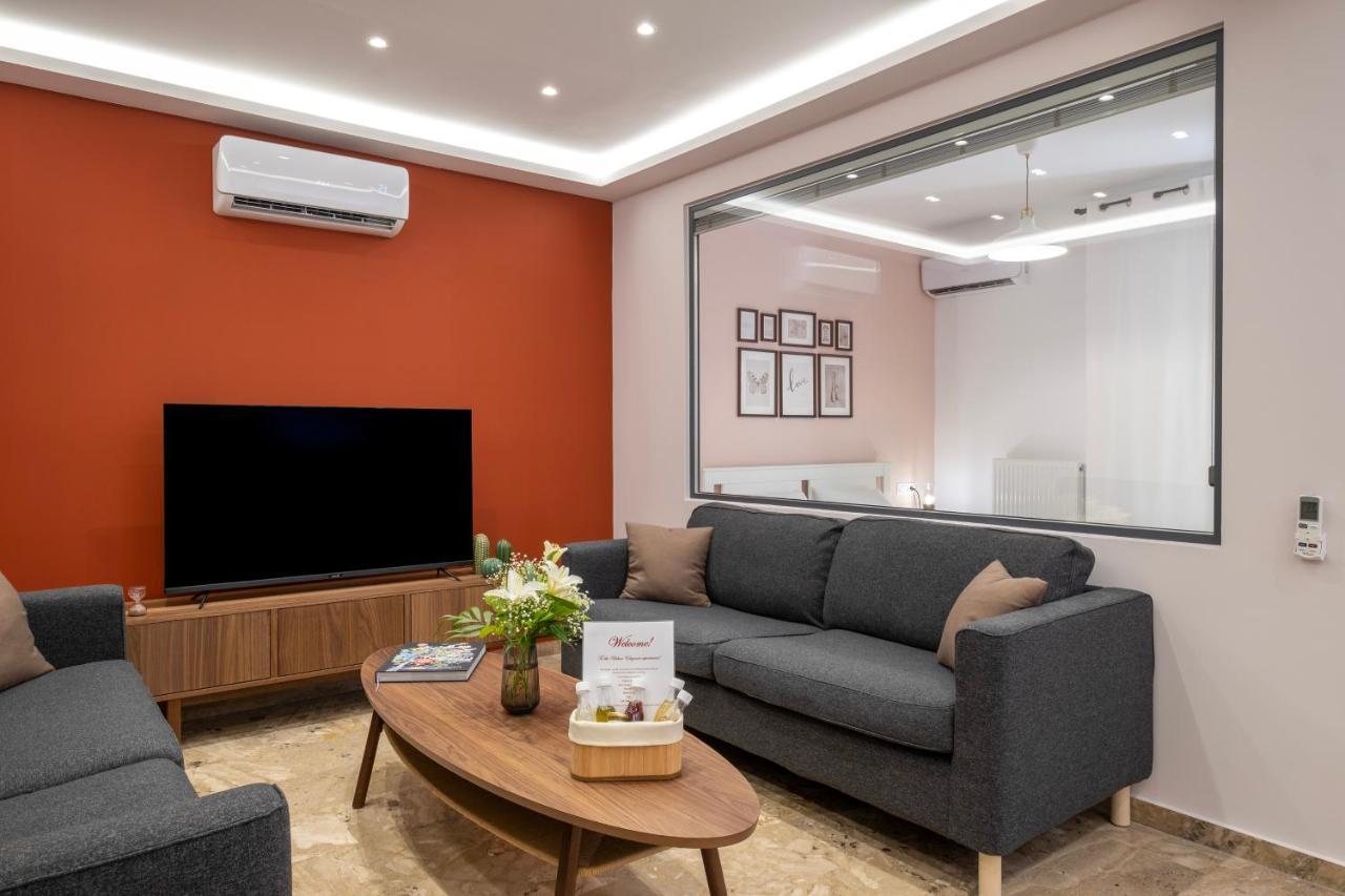 Urban Elegance, 3-Bedroom Flat In Heart Of Chania 하니아 외부 사진