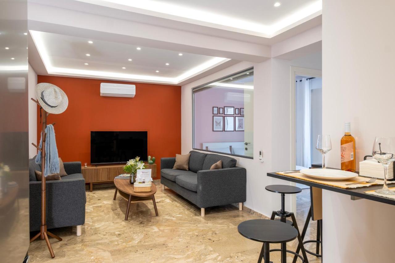 Urban Elegance, 3-Bedroom Flat In Heart Of Chania 하니아 외부 사진