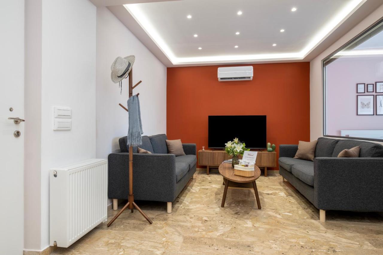Urban Elegance, 3-Bedroom Flat In Heart Of Chania 하니아 외부 사진