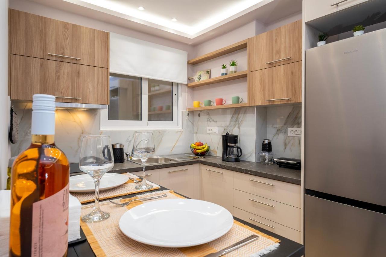 Urban Elegance, 3-Bedroom Flat In Heart Of Chania 하니아 외부 사진